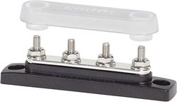 Blue Sea Systems 2315 100 Amp Mini BusBar med 4 dubbar och ett lock