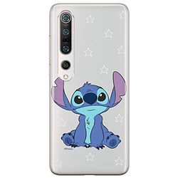 ERT GROUP mobiltelefonfodral för Xiaomi MI 10 / MI 10 PRO originalt och officiellt licensierat Disney mönster Stitch 006 optimalt anpassad till formen på mobiltelefonen, gedeeltelijk transparant