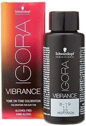 Schwarzkopf Professional Igora Vibrance Tone on Tone Hair Colour, No. 8-19 Light Blonde Cendré Violet, 60 ml 7702045562033