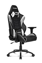 Akracing Chaise de Jeu Core LX Plus, Similicuir PU, Noir/Blanc, Garantie du Fabricant de 5 Ans