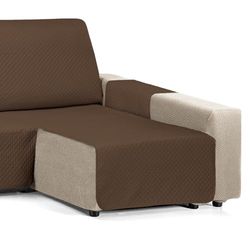 Martina Home Diamond vadderad schäslong, 280 cm, Brun - Universal