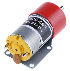 RS PRO Motor de engranajes de cepillo hasta 12 Ncm, 12 V CC / 1,3 W, diámetro de eje: 4 mm, 27 mm x 51 mm