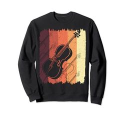 Violonchelistas Vintage Retro Violonchelo Jugador Sudadera