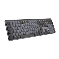 Logitech MX Mechanical Tastiera Retroilluminata Wireless Performance, Switch Tattili Silenziosi, Layout ‎Francese AZERTY - Grigio