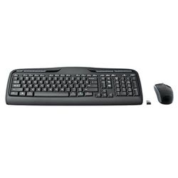 Kit de Teclado y ratón inalámbrico USB, Color Negro, con diseño ergonómico y batería de Larga duración, Ideal para Oficina y Uso Diario.