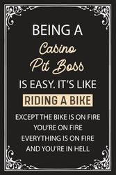 Casino Pit Boss Notebook: Funny Notebook Employee Team Appreciation Gift for Casino Pit Boss | Personalized And Unique Notebook Gift Idea for Casino ... Office Gag Gift for the best Casino Pit Boss.