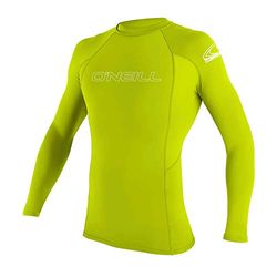 O'Neill Wetsuits Chemise de Soleil à Manches Courtes Basic Skins pour Homme Débardeur Anti-irritations Unisexe-Jeunes, Citron Vert, 34