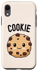 Carcasa para iPhone XR Galleta Lindo Adorable Kawaii Comida Amor Chocolate Chip Galletas