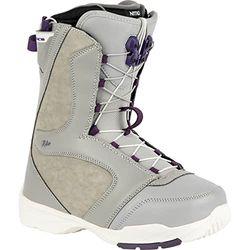 Nitro Dames Flora TLS Boot '23 Snowboardboot, grijs-paars, MP 25,5 // EU 39 1/3 // US 8