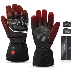 Sun Will Verwarmde handschoenen, oplaadbare motorhandschoenen, waterdicht, voor dames en heren, winterhandschoenen, voor skiën, jagen, vissen, ziekte van Raynaud, artritis, XS, zwart