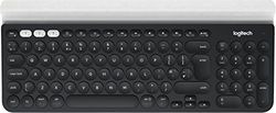 Logitech K780 Multi-Device Wireless Keyboard, QWERTY Italian Layout - Dark Grey/White