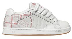 Globe - Zapatillas de Skateboarding de Cuero para niña, Color Blanco, Talla 38,5