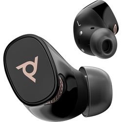 Voyager Free 20 True Wireless Ear Buds + Basic Charge Case (Black) - Adaptive ANC - Noise Cancelling Mics - AI Noise Reduction - Multipoint Connectivity - 8-Hr Battery Life - All-Day Comfort