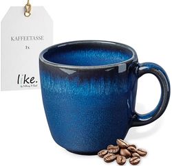 like. by Villeroy & Boch Group Lave Blue 10-4261-1300 Coffee Cup Stoneware 190 ml Dishwasher Safe Blue