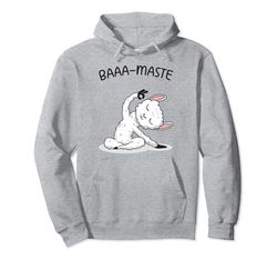 Baaa-Maste Yoga Amante de la Cabra Meditación Espiritual Namaste Sudadera con Capucha