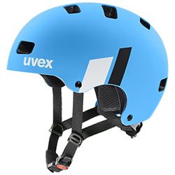 uvex kid 3 cc - robuuste fietshelm voor kinderen - individueel passysteem - geoptimaliseerde ventilatie - blue-white matt - 51-55 cm