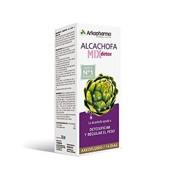 Arkopharma Arkofluido Alcachofa Mix Detox 280 ml, Regular el Peso, Detoxificar, Control de Peso, Eliminar Líquidos y Toxinas, Complemento Alimenticio