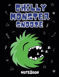 Notebook A4: Lined Notepad Chilly Monster Series to School and Home learning for Kids, Students and Adults: Paper Workbook for children, teenagers, ... work to study, journal and handwriting