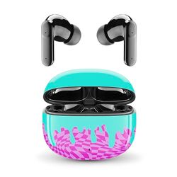 Music Sound - Słuchawki Bluetooth TWS Fantasy, wzornictwo douszne, bezprzewodowe, etui ładujące, mikrofon, czas odtwarzania do 25 godzin słuchania, dostępne w wielu kolorach i wzorach
