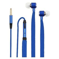 Dimelec Stereo Headset with Flat Braided Cable and Built-in Microphone