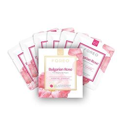 FOREO Masque Actif UFO à la Rose Bulgare pour peau sèche, pack de 3, régénérant et apaisant, huile de graines de rose et de jojoba de Bulgarie, curelty-free, compatible avec UFO 2 et UFO