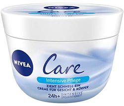 NIVEA Crème voor lichaam en gezicht, 1 x 400 ml potje, verzorgende intensieve verzorging