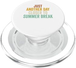 Just Another Day Closer To Summer Break Retro Vintage PopSockets PopGrip for MagSafe