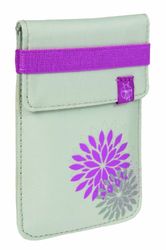LÄSSIG smartphone hoes, Flower Grey, 10 cm, pocket organizer