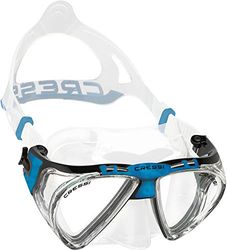 Cressi Penta+ Mask Máscara y esnórquel, Unisex-Adult, Transparente/Azul, Talla ÚNICA