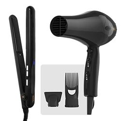 Hair Dryer PowerPik 2 + Hair Straightener Afro