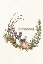 Simple Christmas Soft Tone Notebook: 6x9 Graph Paper Journal, 100 Pages - Great for Work, School, or Personal Journaling, Made for Artists and Thinkers