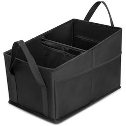 Cozary Organizador Asiento Coche, Plegable Organizador de Asiento, para Adultos y Niños, Compartimentos de Almacenamiento para Juguetes, Libros