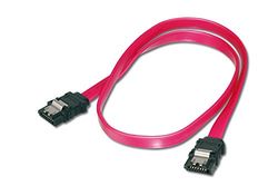 ASSMANN UL 21149 - Cabo SATA, 2 conectores, comprimento 0,5 m, cor vermelha