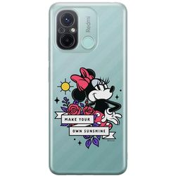 ERT GROUP etui na telefon Xiaomi REDMI 12C/ REDMI 11A, case oryginalny i oficjalnie licencjonowany przez Disney, wzór Minnie 073, optymalnie dopasowane, plecki z TPU częściowo przeźroczyste