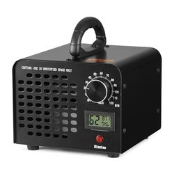 VEVOR Générateur d'Ozone Purificateur d'Air 24000 mg/h Générateur O3 pour Éliminer les Odeurs Commercial Industriel 100 W Grande Capacité Minuterie 0-120 min pour Chambres Voitures Animaux Domestiques