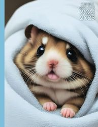 Agenda Scolaire 2024 2025 couleur avec jeux éducatifs: CP, CE1, CE2, CM1, CM2 | Pour fille et garçon | Lignage Seyès | Format cahier 17x22 cm | Thème Animaux Mignons