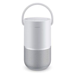 Bose Portable Smart Speaker - Altavoz portátil con control de voz Alexa integrado, Color Plata