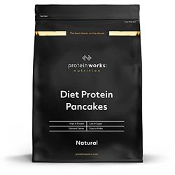 THE PROTEIN WORKS Pancakes Protéinés Diet | Nature | Encas riche en protéines et faible en sucre | Facile et rapide à préparer | Protein Works | 1kg