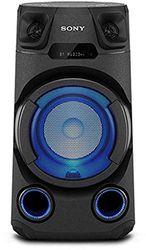 Sony MHC-V13 - Altoparlante Bluetooth All in One con JET BASS BOOSTER, Effetti Luminosi, Lettore CD, USB, Nero