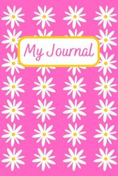Pink and White Daisy Journal