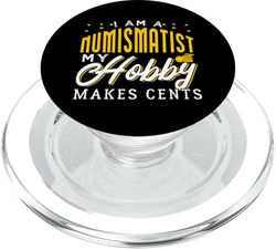 Soy Numismático Mi Hobby hace centavos PopSockets PopGrip para MagSafe