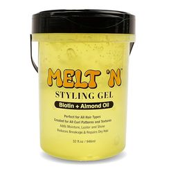 EBIN Melt'n Styling Gel (Yellow, 946 ml)