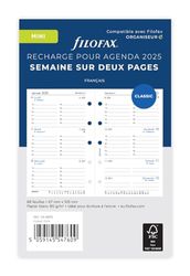Filofax mini 1 week op 2 pagina's frans 2025