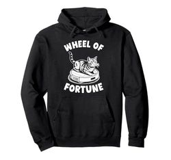 Wheel Of Fortune Robot Vacuum Cleaner Funny Cat Pullover Hoodie