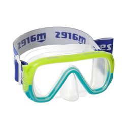 Mares Aquazone Keewee Jr, Maschera da Snorkeling Ragazzi e Bambini - Unisex, Lime/Menta