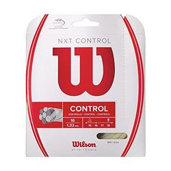 Wilson WRZ941900 Corda da Tennis NXT Control, 12.2 m, Unisex, Natural, 1.32 mm