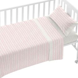 Burrito Blanco Beddengoed voor kinderbed, maxibed, minibed, Alg. 011 roze | voor kinderbed van 50 cm (+ beschikbare maten) | Babylaken
