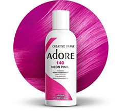 Adore Shining - tinta gelinho para o cabelo, rosa néon 140
