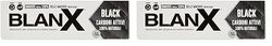 Blanx Dentifricio Black 75ml, Dentifricio Sbiancante con Licheni Islandici e Carboni Attivi 100% Naturali, Rimuove Macchie da Caffè, Fumo e Tè, Vegan Friendly (Confezione da 2)