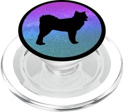 Perro Raza Perro esquimal canadiense Galaxia Espacio PopSockets PopGrip para MagSafe